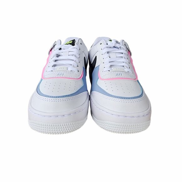❤️Nike Air Force 1 Low Shadow Sz 9.5 Womens Shoes Sneaker White Blue FJ0735-100 - Picture 3 of 13